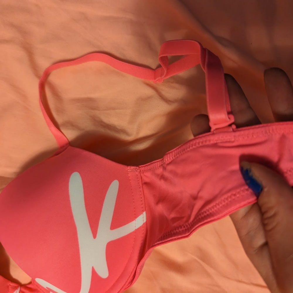 Victoria's secret pink bra 32b like new - Picture 2 of 3